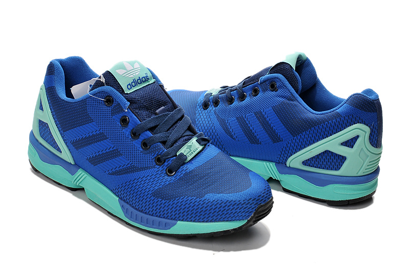 Adidas ZX FLUX Weave Sport Blue Diffused Jade Navy